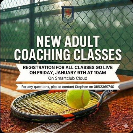 Poster for Adult Coaching Term January 2026